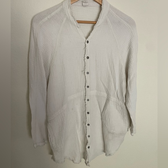 Kennedy cotton button down size medium small signs of wear and stains (pictured) - Picture 6 of 14